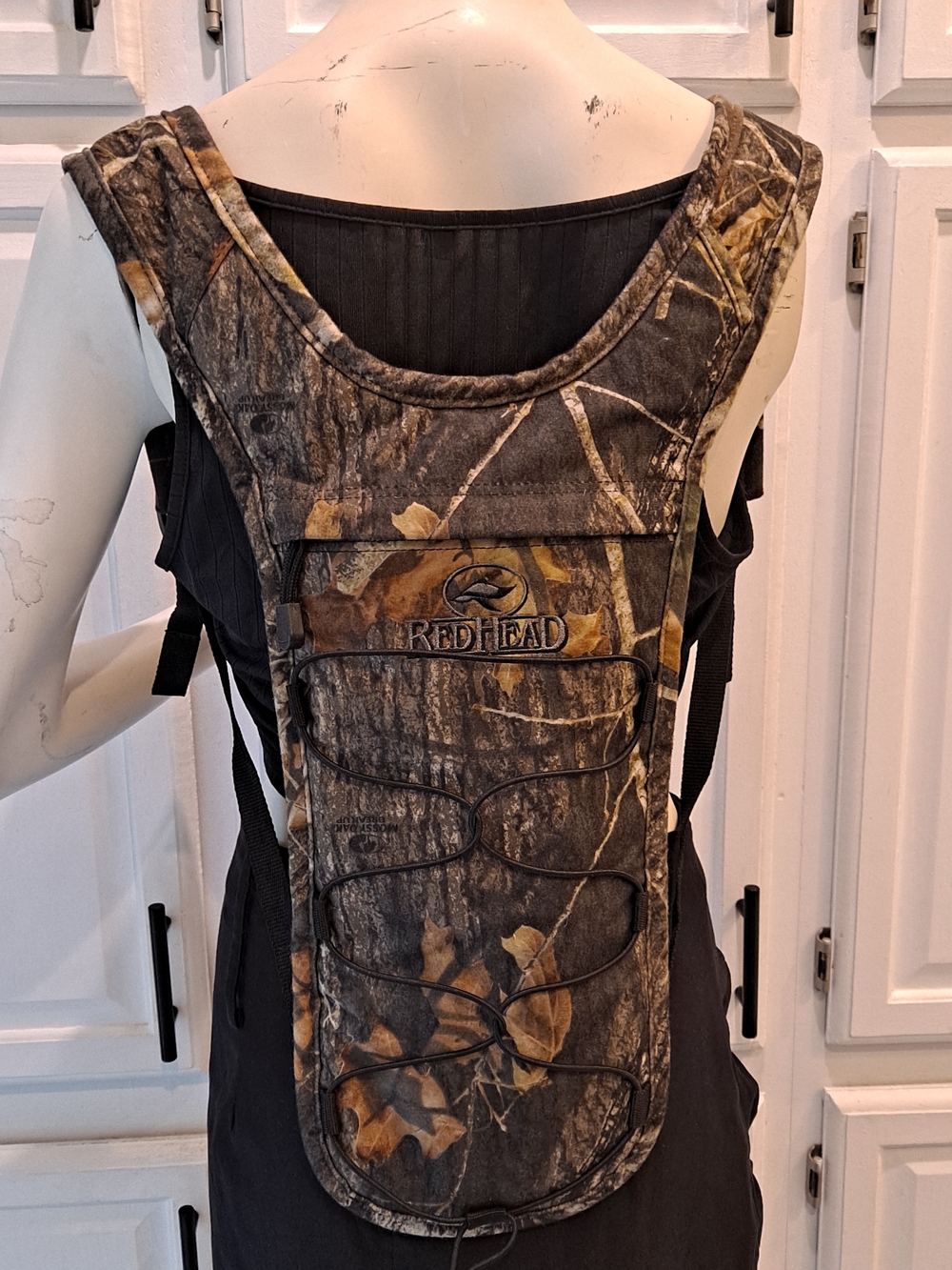 RedHead Camo Mossy Oak Backpack Brown/Green 64 Oz Water Bladder Activewear